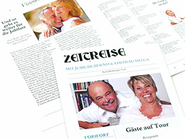 Eine Zeitung statt Dankeskarte