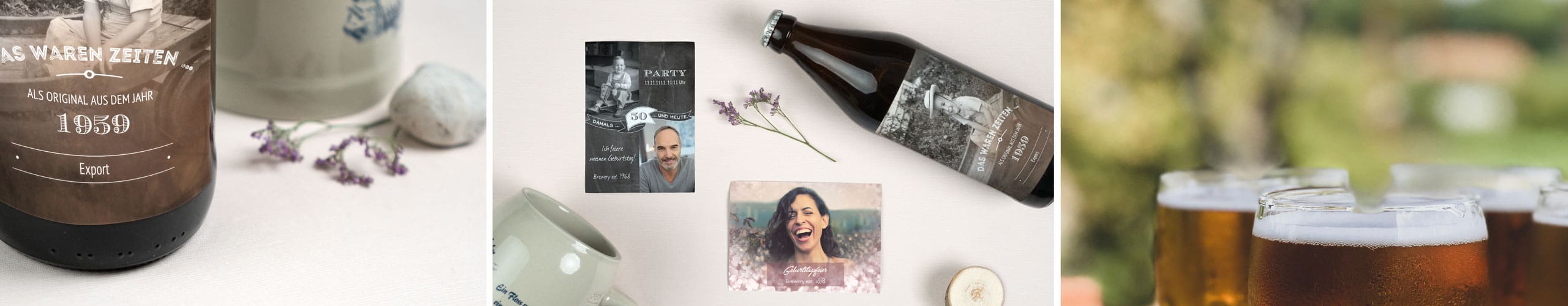 Bieretiketten zum Geburtstag online individuell gestalten Bieretiketten zum Geburtstag mit verschiedenen Motiven