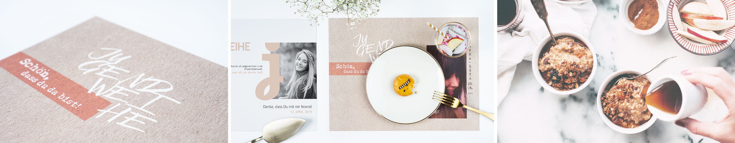 Tischsets für die Jugendweihe jetzt online selbst gestalten Tischsets Für die Jugendweihe mit persönlichem Foto und Text
