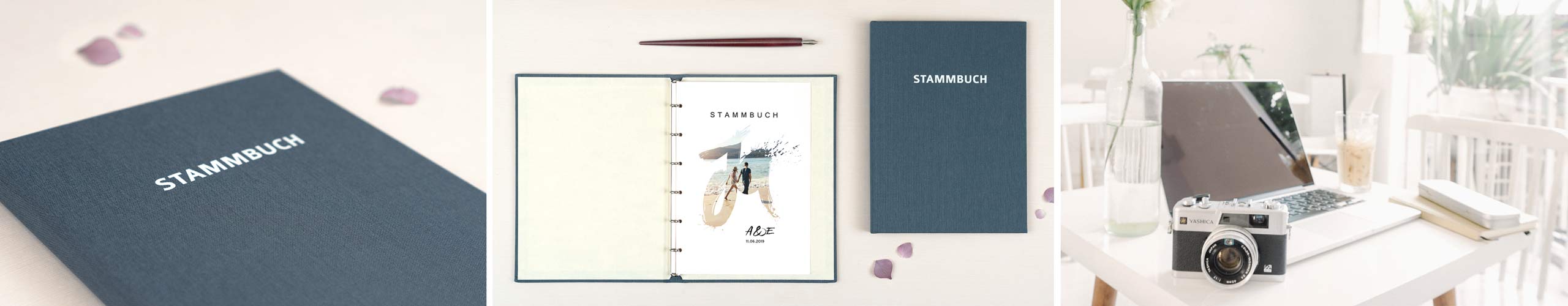 Stammbücher jetzt online individuell gestalten Stammbücher mit personalisiertem Deckblatt