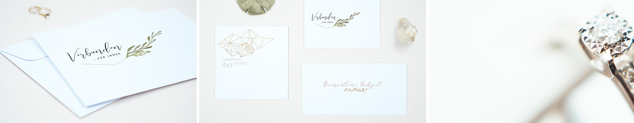 Zur Diamantenen Hochzeit Umschläge mit Design