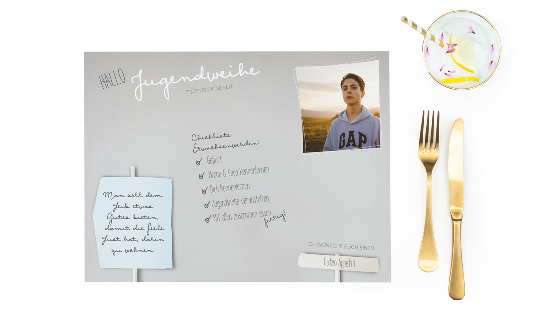 Individuelle Tischsets