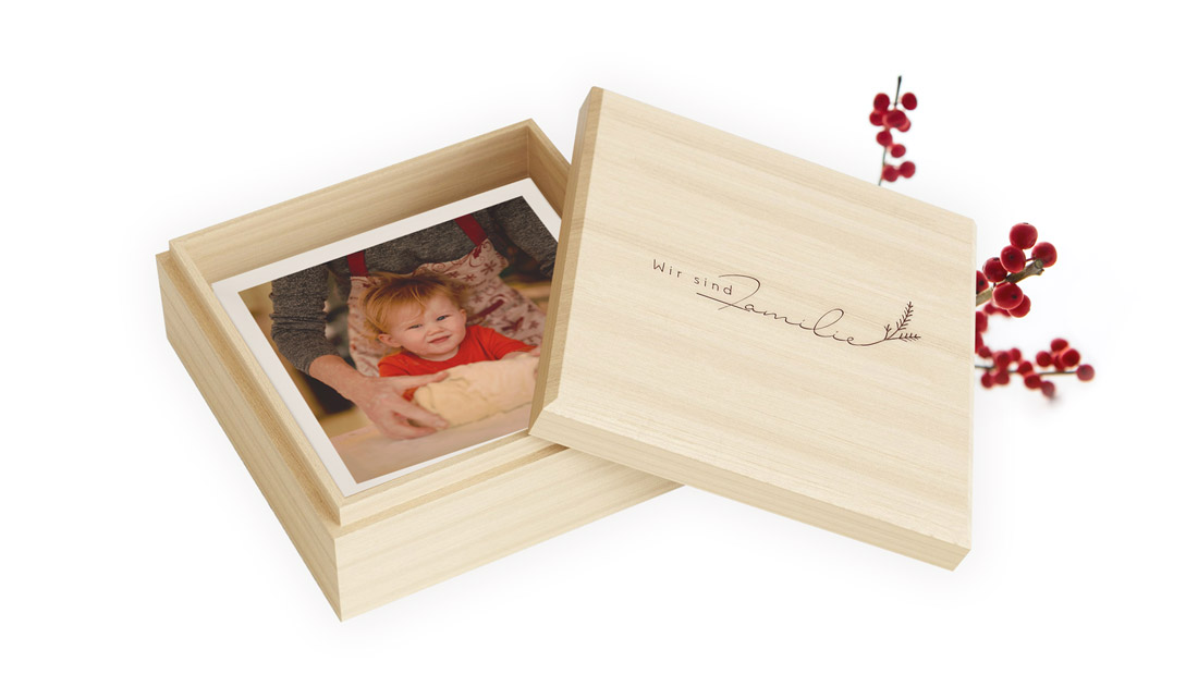 Geschenkidee: Persönliche Bilderboxen