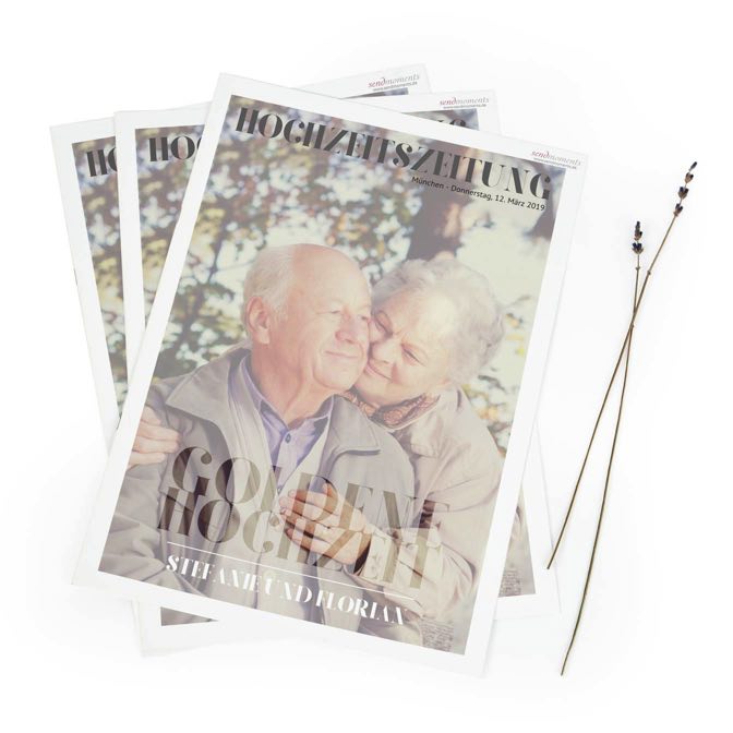Festzeitung Goldene Hochzeit
